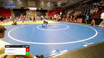 55 lbs Semifinal - Dean Lovelace, Caney Valley Wrestling vs Uriah Guebara, Maize Wrestling Club