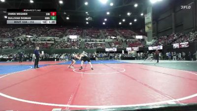 113 lbs Round 1 - Owen Wegner, Montana Disciples vs Sullivan Sigman, Black Hills Wrestling Academy