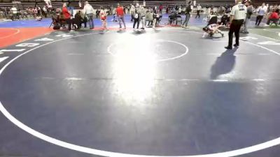 85 lbs Quarterfinal - Cael Dutton, Hammonton vs Gabriella Conte, Hanover Park