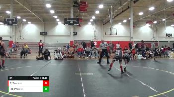 86 lbs Round 2 - Baileigh Peck, Nebraska Boyz vs Tinley Terry, Nebraska Boyz