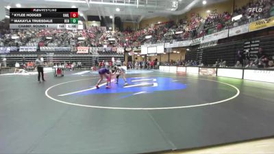 120 lbs Champ. Round 1 - Kylee Hodges, Oakley HS vs Makayla Truesdale, Riley County Hs