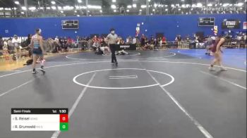 130 lbs Semifinal - Shea Reisel, Somonauk vs Rian Grunwald, MN Storm