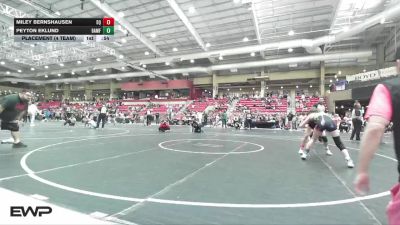 100 lbs Placement (4 Team) - Miley Bernshausen, Drip Queens vs Peyton Eklund, BAMF Ladies National Dual Team