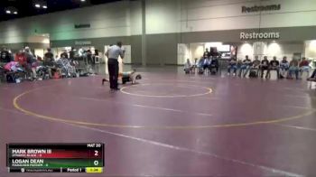 106 lbs Round 2 (16 Team) - Mark Brown III, Dynamic Black vs Logan Dean, Marauder Mayhem