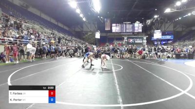 126 lbs Rnd Of 128 - Trayton Forbes, Oregon vs Kozad Porter, Wyoming