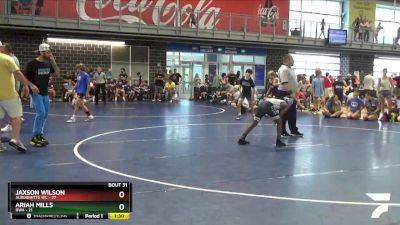 90 lbs Round 7 (10 Team) - Ariah Mills, RWA vs Jaxson Wilson, Alburnette WC