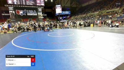 220 lbs Cons 16 #1 - Tayshaun Glover, North Carolina vs Hank Natali, Missouri