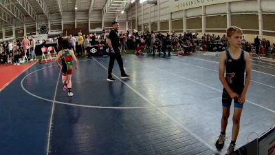 120 lbs Champ. Round 1 - Kaleb Blackner, Utah vs Tre Hallford, Idaho