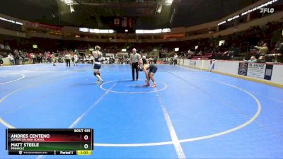 165 lbs Cons. Round 2 - Andres Centeno, Somerton High School vs Matt Steele, Pinnacle