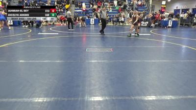 100 lbs Consy 7 - Jahmiah-el Bey, Steubenville-OH vs Jocelyn Adkins, Cabell MIdland-WV