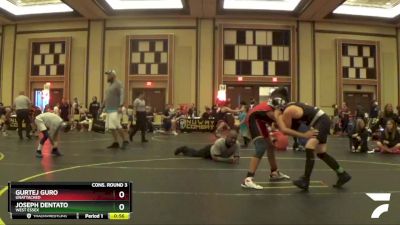 92 lbs Cons. Round 3 - Joseph Dentato, West Essex vs Gurtej Guro, Unattached