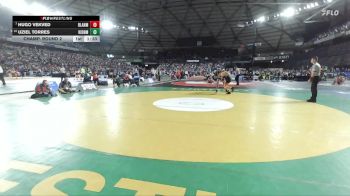 Boys 1A 190 lbs Champ. Round 2 - Hugo Vekved, Blaine vs Uziel Torres, Kiona Benton