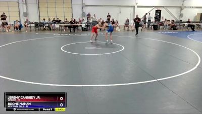 114 lbs Placement Matches (8 Team) - Jeremy Cannedy Jr., Virginia vs Boone Mahan, New York Gold