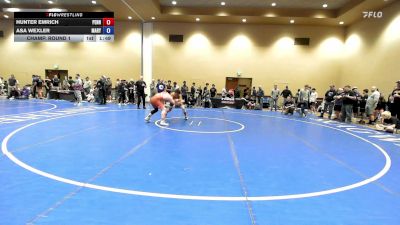 157 lbs Champ. Round 1 - Hunter Emrich, Pennsylvania vs Asa Wexler, Maryland