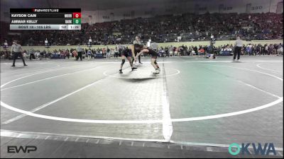 105 lbs Round Of 16 - Kayson Cain, Morrison Takedown Club vs Ammar Kelly, Darko Valley Wolf Pack