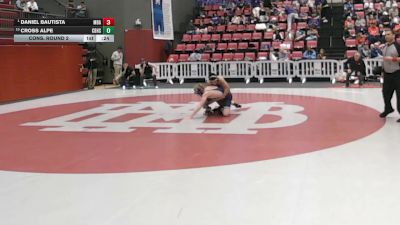 138 lbs Cons. Round 2 - Cross Alpe, Christian Brothers High School vs Daniel Bautista, Montgomery Bell Academy