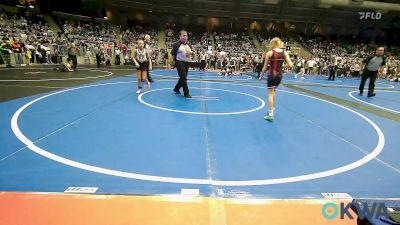 62 lbs Final - Tory Rice, Clinton Youth Wrestling vs Kaidence Cisneroz, Powerhouse Wrestling