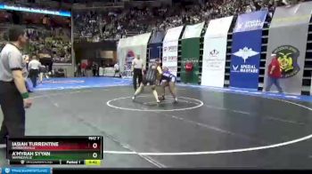 159 lbs Cons. Round 3 - Iasiah Turrentine, Harrisonville vs A`Myrah Syyan, Waynesville