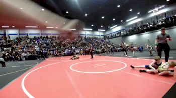 67 lbs Consi Of 8 #2 - Haygen Hughes, Midwest City Bombers Youth Wrestling Club vs Matt Aaron, Noble Takedown Club