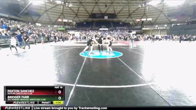 135 lbs Champ. Round 1 - Bridger Farr, Gig Harbor Grizzlies Wrestling Club vs Paxton Sanchez, Outlaw Wrestling Club