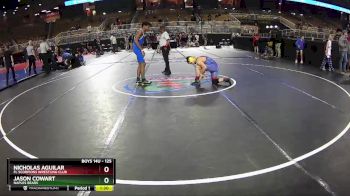 125 lbs Round 2 - Nicholas Aguilar, Fl Scorpions Wrestling Club vs Jason Cowart, Naples Bears