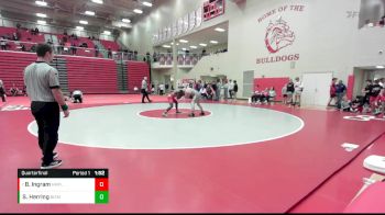 144 lbs Quarterfinal - Brian Ingram, Flossmoor (Homewood) vs Sam Herring, Bishop McCort