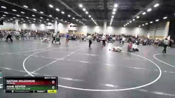 100 lbs Cons. Round 5 - Nathan Walkowiak, Michigan vs Hank Benter, Columbia Wrestling Club