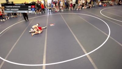 100 lbs Semis - Carter Strauss, No Nonsense Wrestling vs Trey Kraemer, Pinnacle