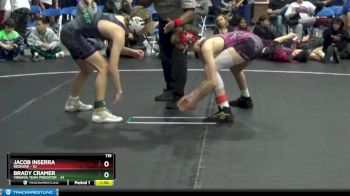 115 lbs Round 5 (8 Team) - Jacob Inserra, Rednose vs Brady Cramer, Virginia Team Predator