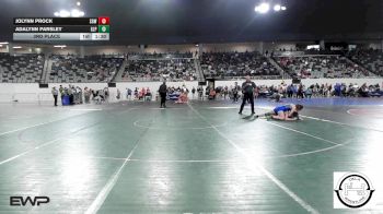 140 lbs 3rd Place - Jolynn Prock, Sperry HS Girls vs Adalynn Parsley, Glenpool JH