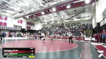 105 lbs Cons. Round 4 - Riley Pestanas, Long Beach Poly vs Oceanna Yeung, South Torrance