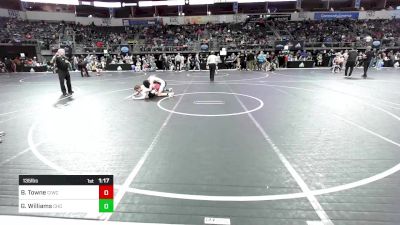 135 lbs Semifinal - Beau Towne, CIWC Team Intensity vs Garrett Williams, Choctaw