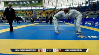 Alyson Souza Santos Luna vs Carlos Vinicius Ananias De Olive 2026 Brasileiro Jiu-Jitsu IBJJF