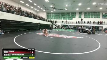 138 lbs Cons. Round 4 - Broc Frank, Powell vs Barrett Eichenberger, Torrington