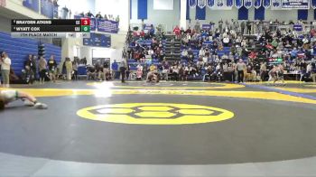 113 lbs 7th Place Match - Brayden Atkins, Columbia City vs Wyatt Cox, Eastside