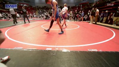 110 lbs Quarterfinal - Ben Short, Mannford Pirate Youth Wrestling vs Nash Denison, Cowboy Wrestling Club