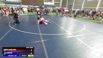 126 lbs Champ. Round 2 - Keith Shelton, WY vs Jr Spence, CO