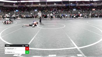 148 lbs Quarterfinal - Shay Westhoff, The Foundation vs Hunter Adams, Unaffiliated