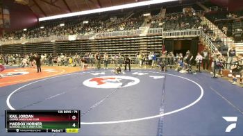 67 lbs Champ. Round 1 - Bodie Kistler, Sheridan Wrestling Club vs Stephen Holbrook, Natrona Colts Wrestling