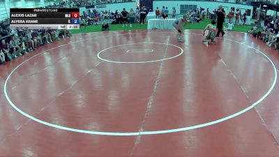 140 lbs Alexis Lazar, Michigan Red vs Alyssa Keane, Illinois