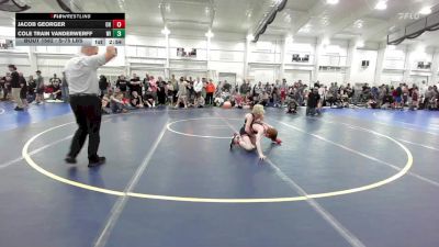 S-75 lbs Round Of 16 - Jacob Georger, OH vs Cole Train Vanderwerff, WI