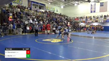 120 lbs Consolation - Kam Stevenson, Dubois vs Xavier Merlin, Derry