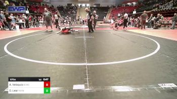 67 lbs Final - Andrew Veloquio, Dark Cloud Wrestling Club vs Drake Lear, Fort Gibson Youth Wrestling