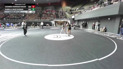 145 lbs Consi Of 8 #2 - Alejandra Rodriguez-Chacon, Bakersfield vs Sabella Ruiz-Thomas, Bakersfield Christian