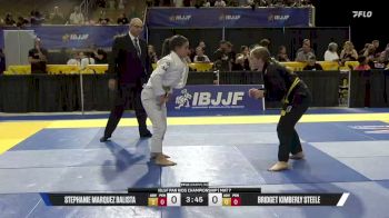 Bridget Kimberly Steele vs Stephanie Marquez Balista 2026 Pan Kids Jiu-Jitsu IBJJF Championship