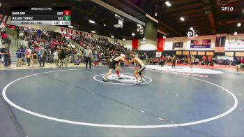 132 lbs Champ. Round 1 - Sam Aid, Capistrano Valley vs Julian Yepez, California (Whittier)