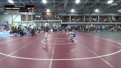 133 lbs Cons. Round 3 - Brady Grennan, Wisconsin-Platteville vs Khadyn Jacobs, Augustana (IL)