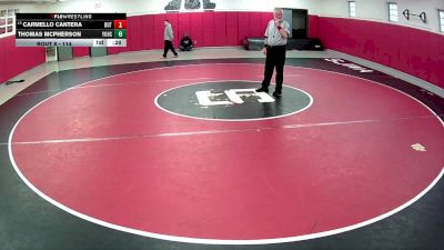 114 lbs Champ. Round 1 - Carmello Cantera, Butler vs Thomas McPherson, Yough Hs