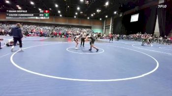 165 lbs Champ. Round 1 - Isaiah Seufale, Jesse Bethel vs Colton Cunningham, Spring Creek