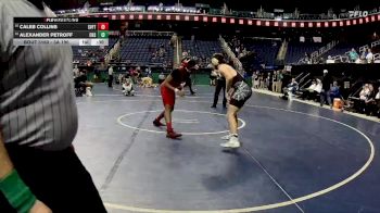 3A 190 lbs Cons. Round 1 - Caleb Collins, Seventy-First vs Alexander Petroff, Concord High School